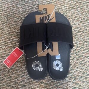 NEW Nike Offcourt Women's Slides - Black - Women's 10